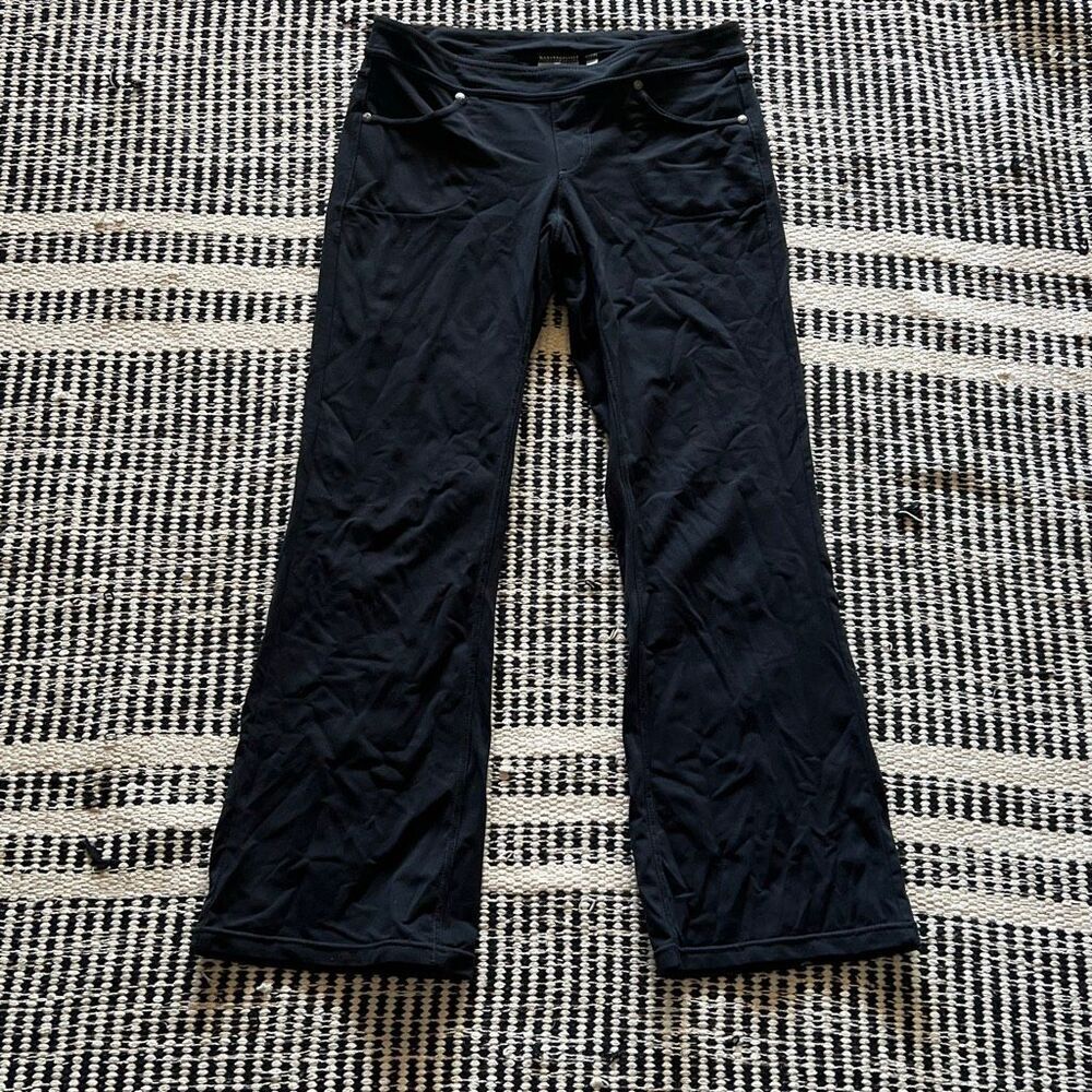 Athleta Size Small petite Black stretchy Flare pants